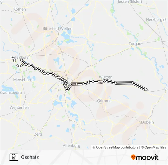 Поезд S3: карта маршрута