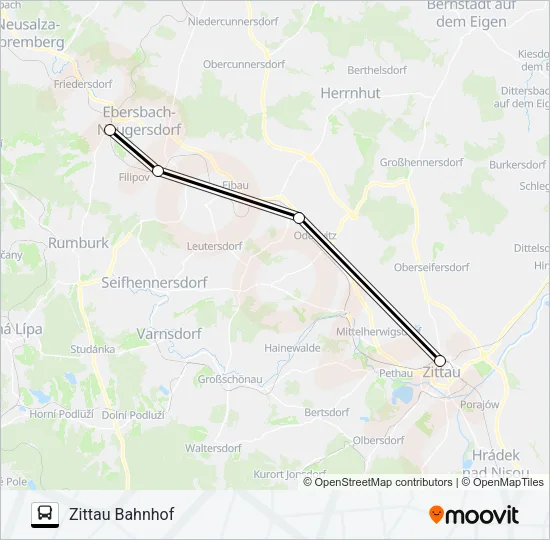 RE2 Bus Line Map