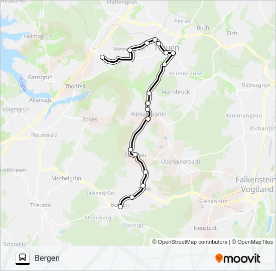73 Bus Line Map