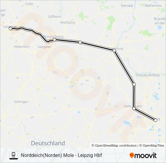 Поезд 56: карта маршрута