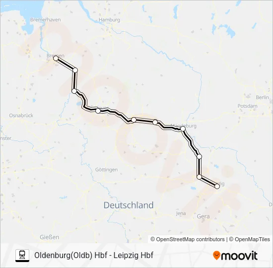 Поезд 56: карта маршрута