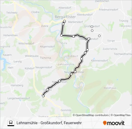 Автобус 21: карта маршрута