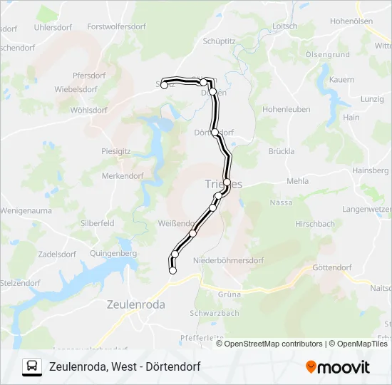 34 Bus Line Map