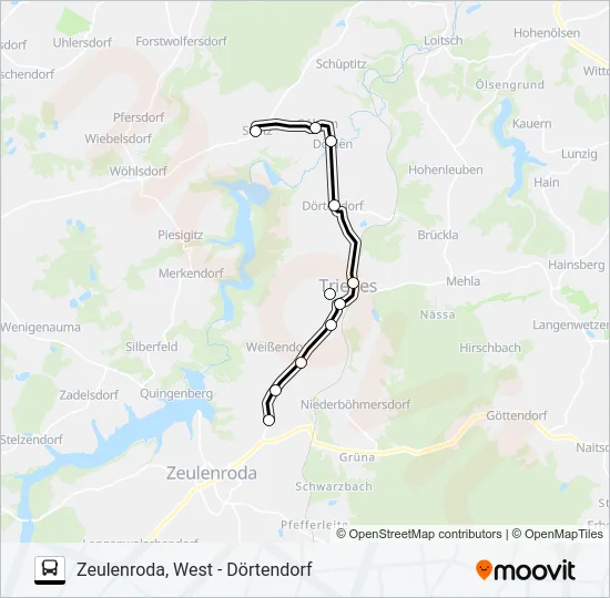 34 Bus Line Map