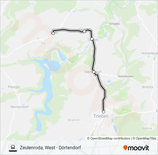 34 Bus Line Map