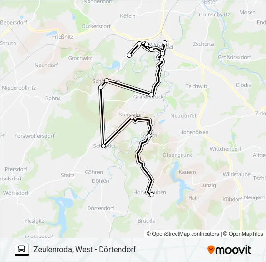 34 Bus Line Map