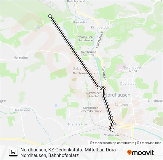 Автобус G: карта маршрута