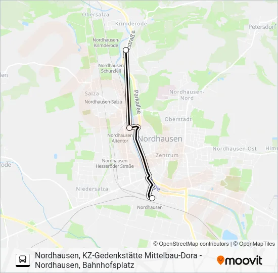 Автобус G: карта маршрута