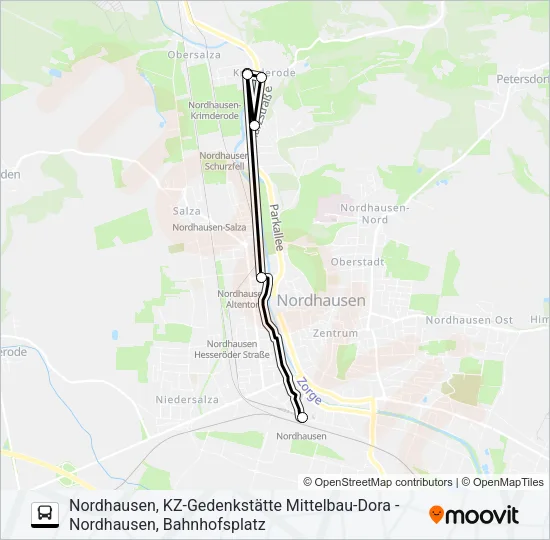G Bus Line Map
