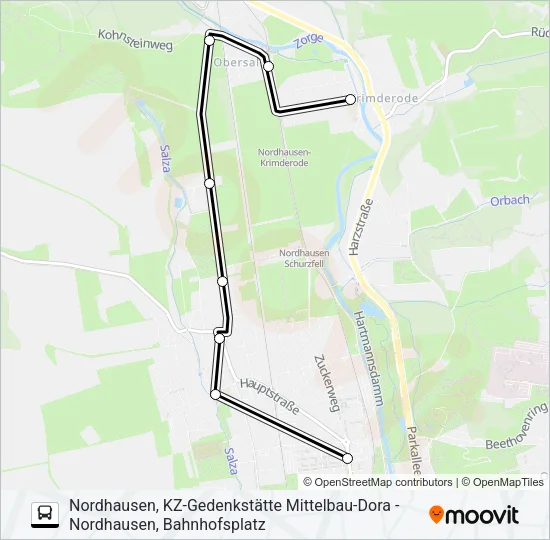 G Bus Line Map