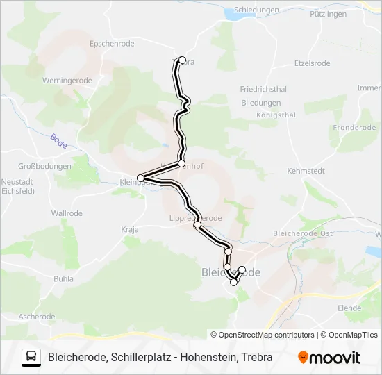 Автобус 272: карта маршрута