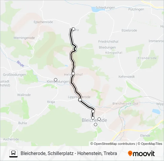 Автобус 272: карта маршрута