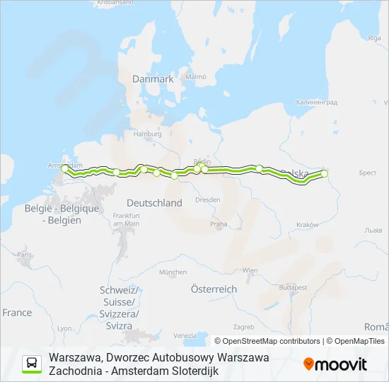 N1325D Bus Line Map