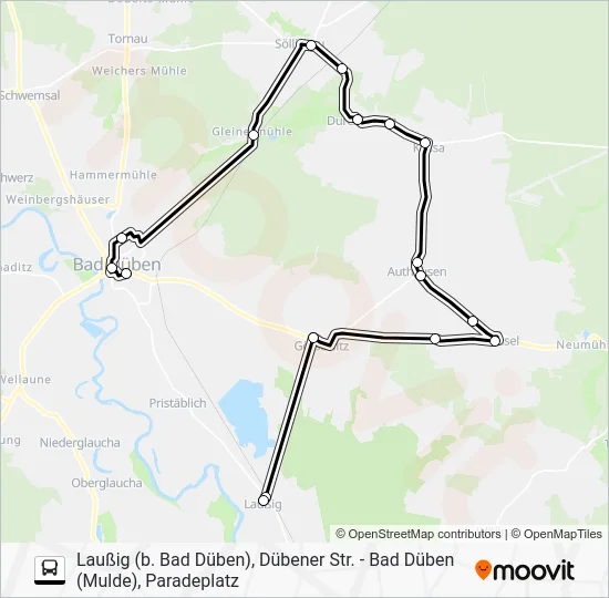 Автобус 236: карта маршрута