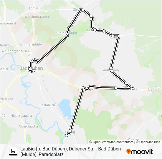Автобус 236: карта маршрута