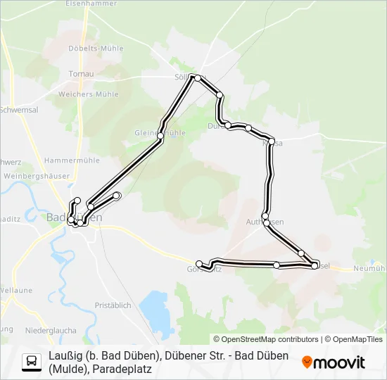 Автобус 236: карта маршрута