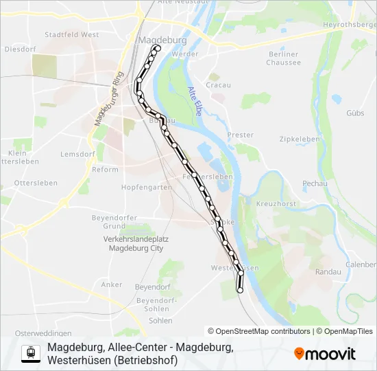 N2 Light Rail Line Map