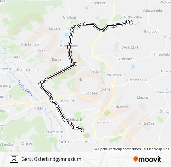 Автобус 229: карта маршрута