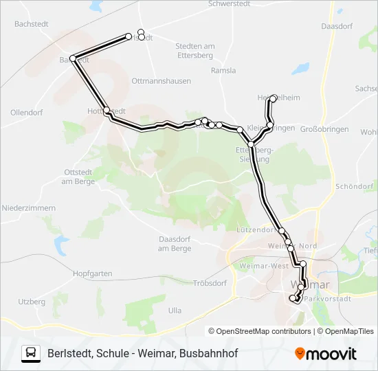 217 Bus Line Map