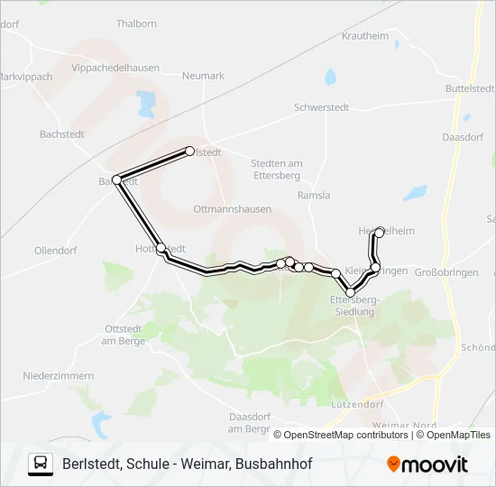 217 Bus Line Map