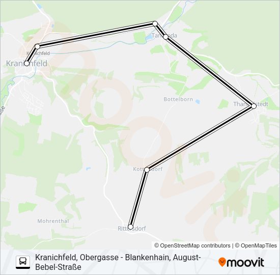 Автобус 236: карта маршрута