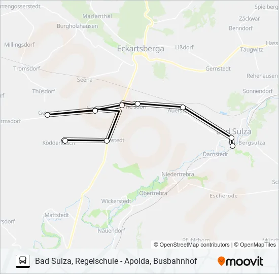 288 Bus Line Map