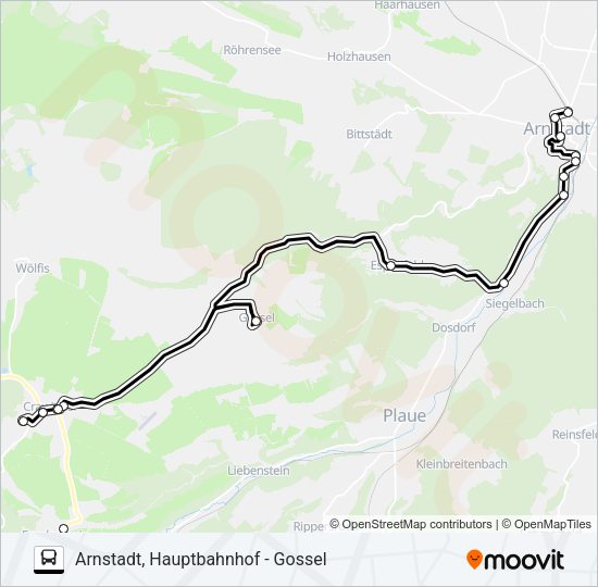 Автобус 360: карта маршрута