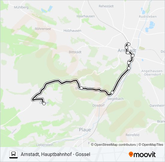 Автобус 360: карта маршрута
