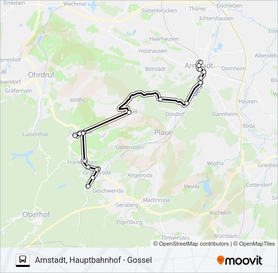 Автобус 360: карта маршрута