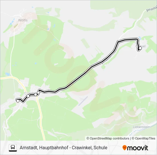 Автобус 360: карта маршрута