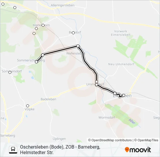 658 Bus Line Map