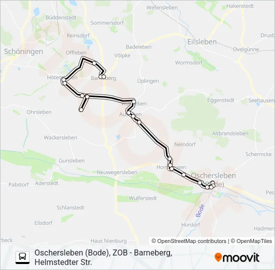 658 Bus Line Map