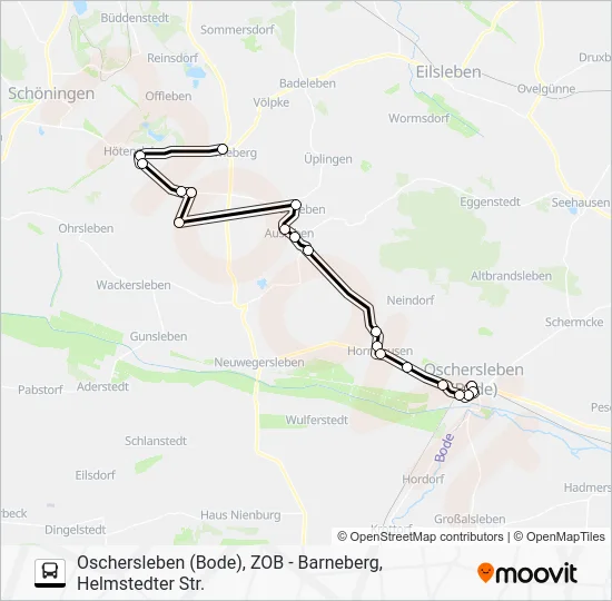 Автобус 658: карта маршрута