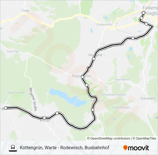 50 Bus Line Map