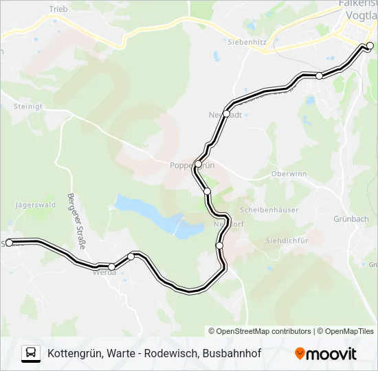 50 Bus Line Map