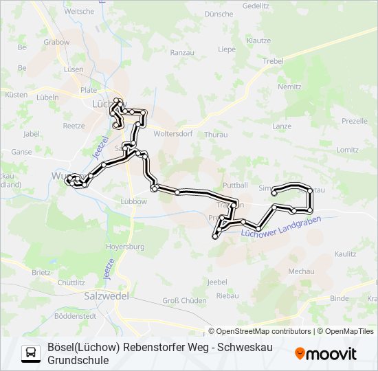 8501 bus Line Map