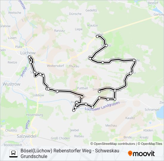 8501 Bus Line Map