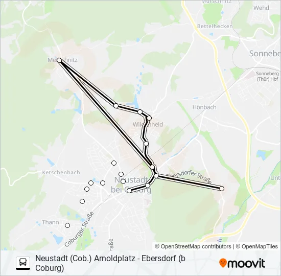 A1 Bus Line Map