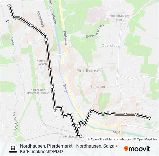 A Bus Line Map