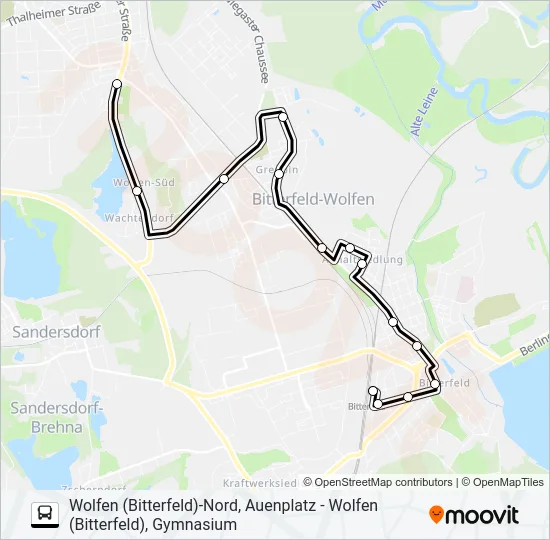 401 Bus Line Map