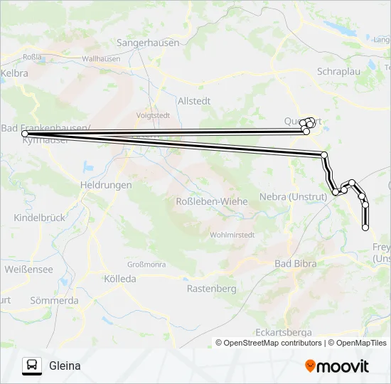 702 Bus Line Map