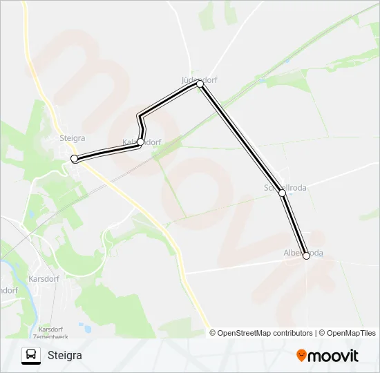 702 Bus Line Map