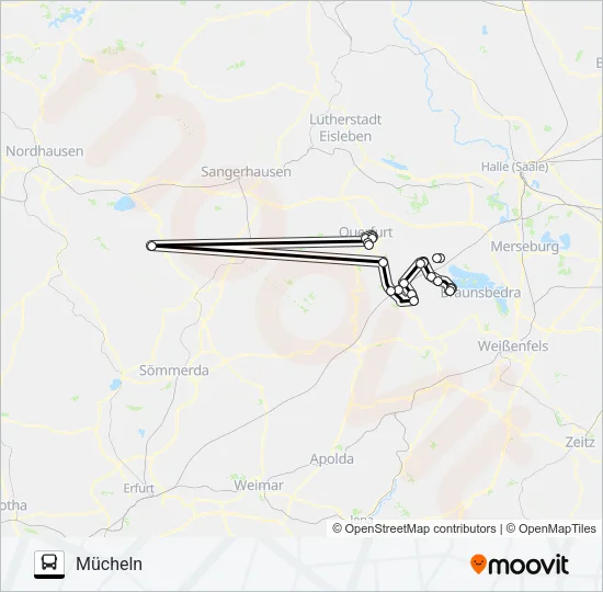 702 Bus Line Map