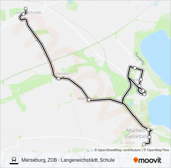 726 Bus Line Map