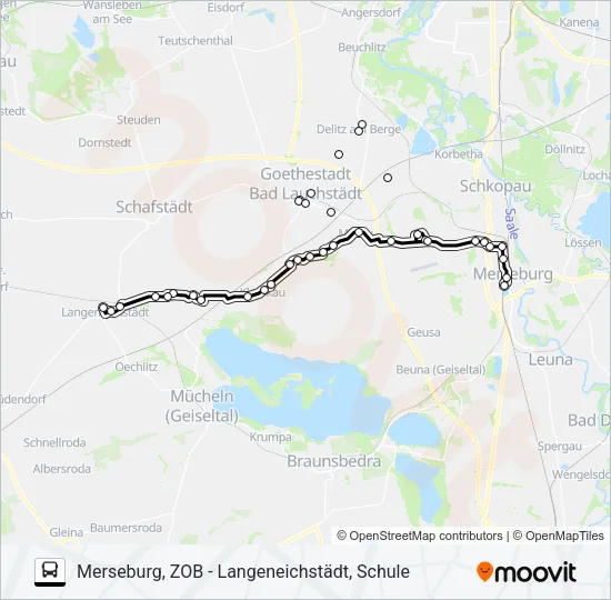 726 Bus Line Map