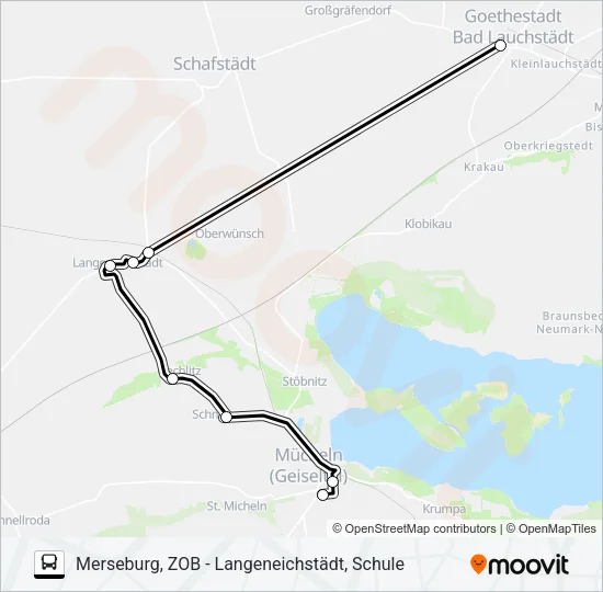 726 Bus Line Map