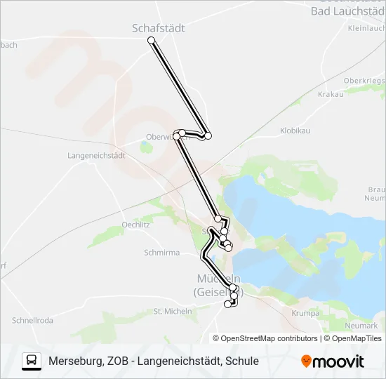 726 Bus Line Map