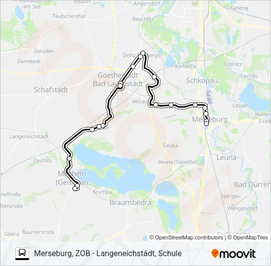 726 Bus Line Map