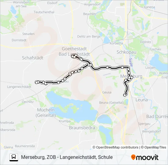 726 Bus Line Map