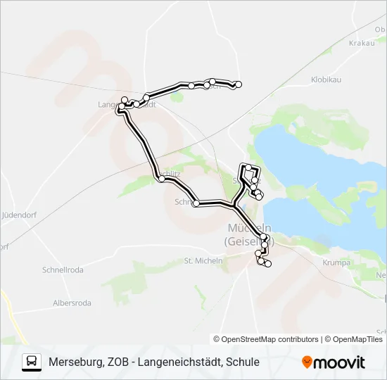 726 Bus Line Map